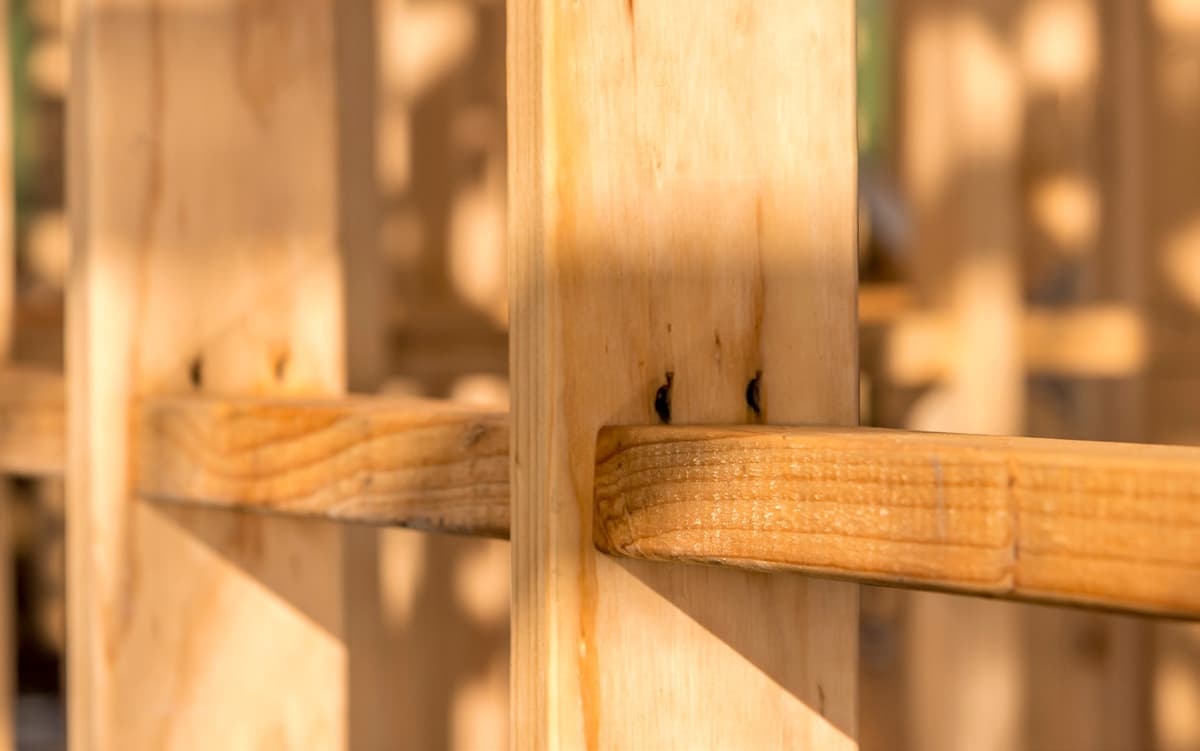 Softwood (Radiata pine), surfaced, kiln-dried, untreated, [from sustainable forest management practices]
