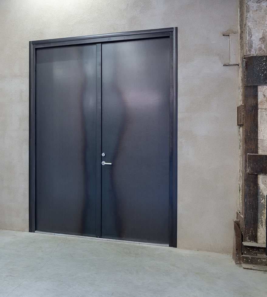 Door panel, Metal Carbon steel door without glazing Model 1